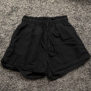 Women's Black Casual Shorts